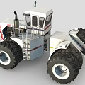 Big Bud Functional Vehicle Featuring Massive Tires And Enclosed Cab 3d model