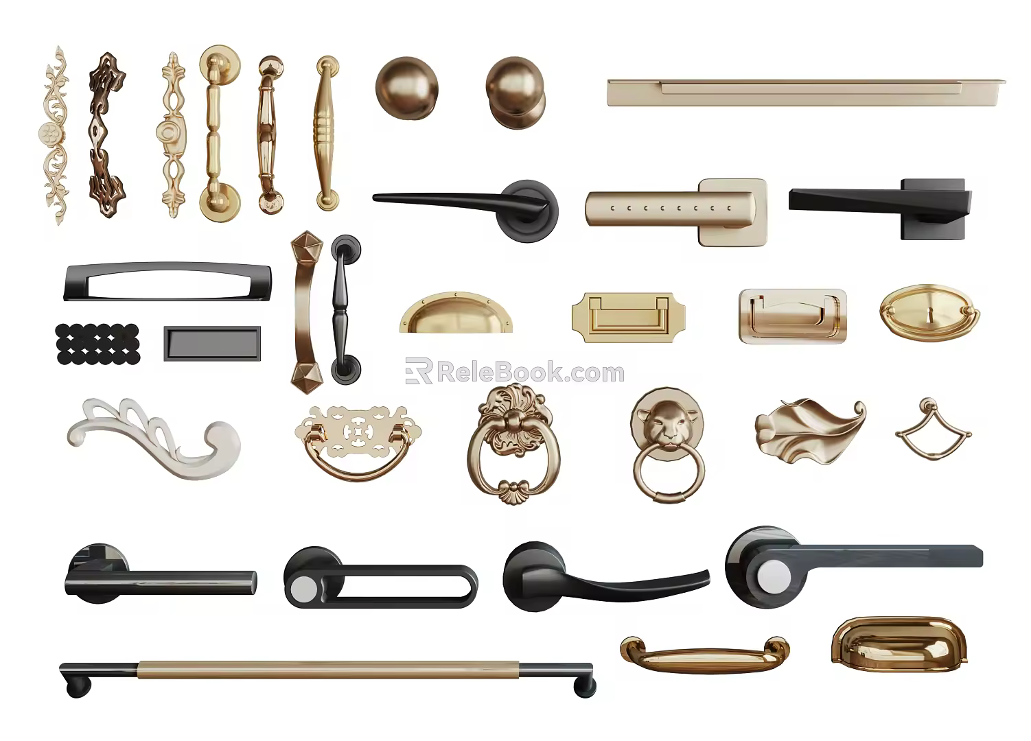 Modern Handlehold Combination 3d model