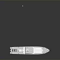 Modern Gray Patrol Boat With Streamlined Hull Radar Antennas And Military Equipment