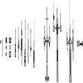 Assorted Industrial Equipment Components Featuring Metal Rods And Mechanical Connectors