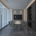 Modern Stylish Office Reception Area With Marble Counter And Spacious Bright Elegant Interior Design