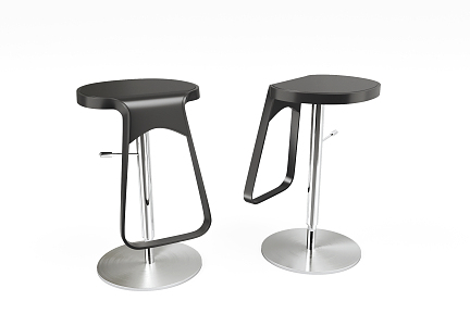 Modern Bar Stool Bar Chair 3d model