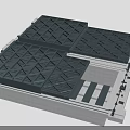 Industrial Equipment Metal Grating Platform Structure Featuring Heavy Duty Frame Components