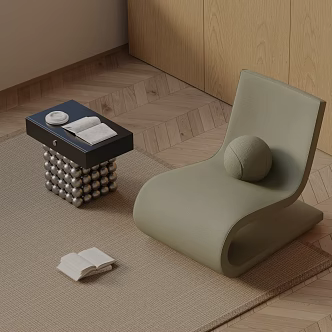 modern leisure chair 3d model