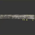 Natural Wooden Stone Featuring Textured Surface and Green Moss Accents