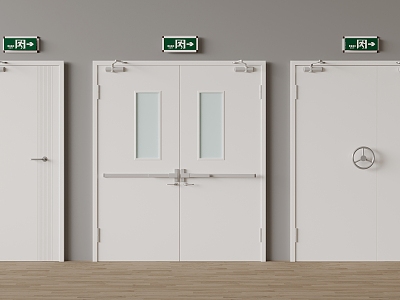 Fire Door Fire Door Emergency Door 3d model