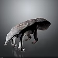 Realistic Anteater 3D Model Render With Detailed Fur And Claws