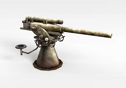 Cannon 3d model