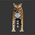 Modern tiger tiger tiger tiger downhill tiger 3d model