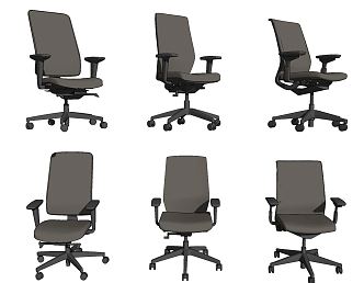 Modern Office Chair Mesh Staff Chair Office Chair 3d model