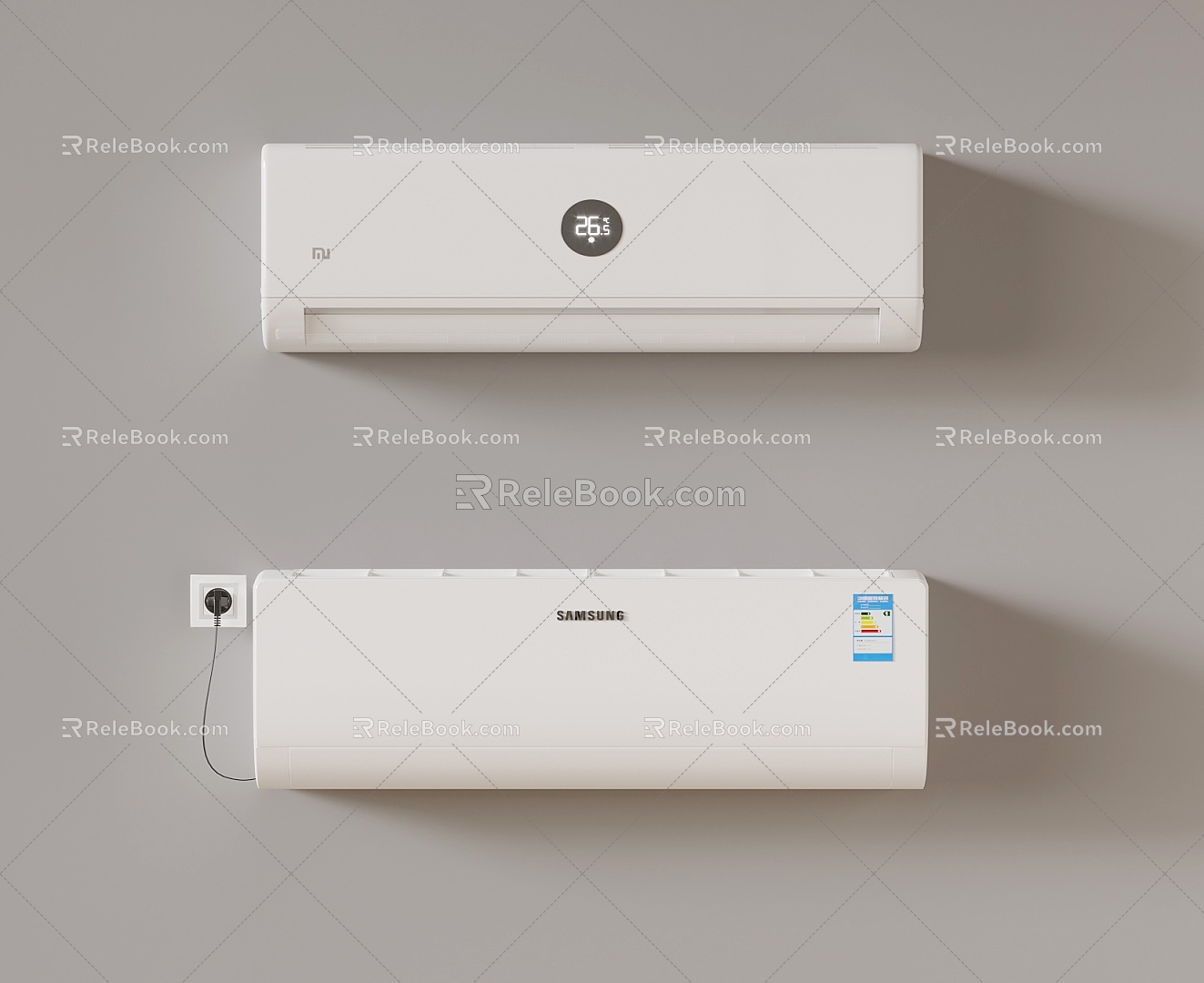 13 Air Conditioners Modern Air Conditioners Wall-mounted Air Conditioners 3d model