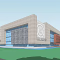Shaanxi University of Chinese Medicine Building Exterior With Traditional Patterns And Modern Architectural Design