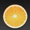Fresh Juicy Sliced Oranges at Local Fruit Store for Healthy Snacks