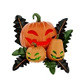 Modern Halloween Decorations Halloween Pumpkin Cartoon Pumpkin 3d model