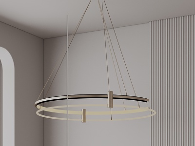 Modern chandelier 3d model