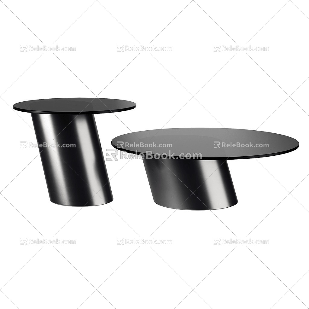 Coffee table side table 3d model