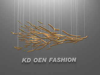 Modern Chandelier Branch Chandelier Branch Decoration 3d model