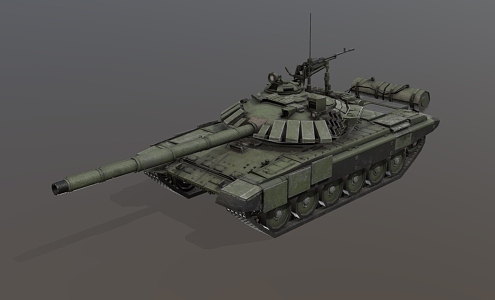 T72B3 main battle tank Soviet tank Russian tank heavy tank low face number low model simple model game sub-era film and television level realism 3d model