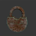 Rusty Metal Padlock As Essential Household Security Item For Daily Use