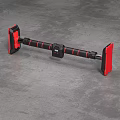 Adjustable Sports Equipment With Red Ends And Black Rod For Fitness Training