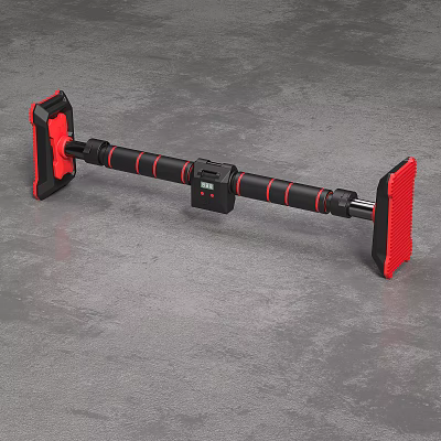 Fitness equipment single pole 3d model