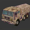 Military Camouflage Cargo Truck 6x6 Wheel Drive Heavy Duty Transport