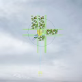 Modern High Rise Hotel Building With Glass Facade And Green Landscape