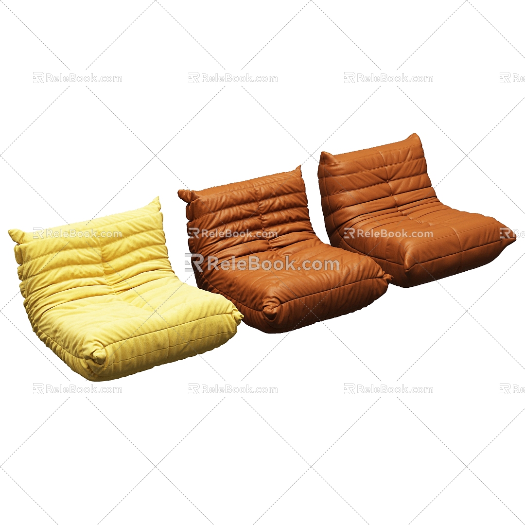 Caterpillar Sofa 3d model