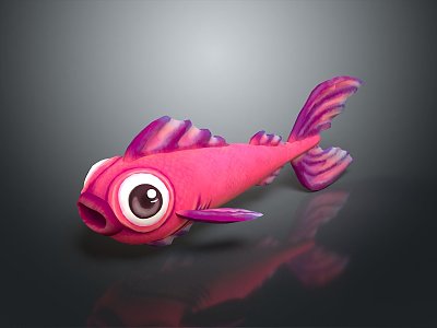 Cold Water Fish Goldfish Gold Grass Gold Cold Water Parrot Koi Double Tailed Gold Red Hat Lanshou Longjing 3d model