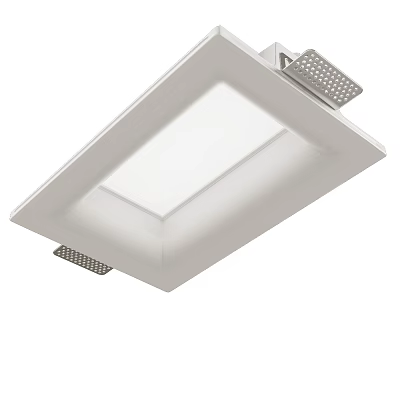 Modern Recessed Downlight Spotlight With Aluminum Frame For Home Interior Bright Lighting 3d model