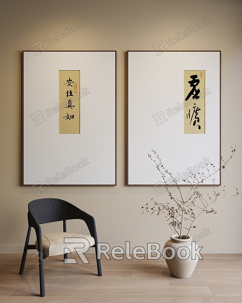 New Chinese Hanging Painting Combination Living Room Hanging Painting Frame Bedroom Hanging Painting Porch Painting model