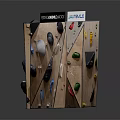 Climbing Wall Sports Equipment with Colorful Holds for Indoor Training and Fitness