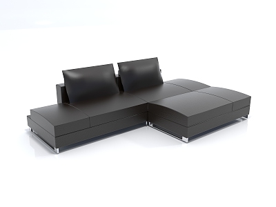 Sofa Combination Sofa Casual Sofa Office Sofa Leather Sofa Fashion Sofa Combination 3d model