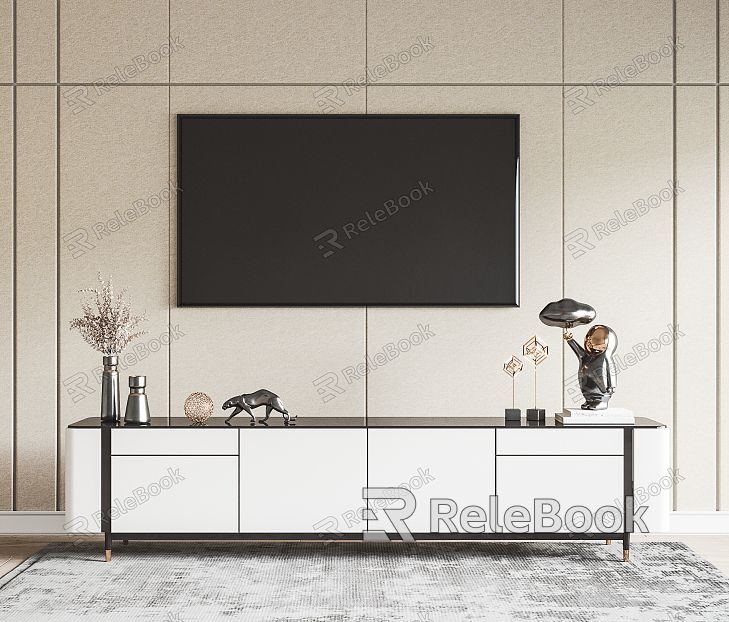 Modern TV Cabinet TV Cabinet Combination model