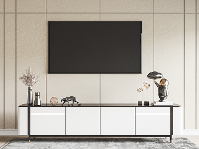 Modern TV Cabinet TV Cabinet Combination model