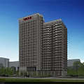 Modern High Rise Residential Building With Greenery Covered Facade And Surrounding Trees Under Blue Sky
