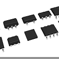 Industrial Equipment Electronic Components Featuring Integrated Circuits Various Sizes And Pin Designs