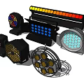 Various Styles and Designs of Downlights and Spotlights with LED Lighting and Colorful Options