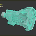 Industrial Metal Mechanical Equipment With Shiny Surface And Complex Gear Components