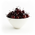 Fruit Cherry Fruit Plate 3d model