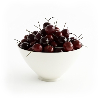 Fruit Cherry Fruit Plate 3d model