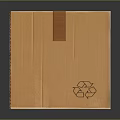 Sturdy Brown Corrugated Cardboard Box Ideal For Daily Living Supplies Packaging