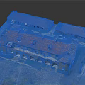 Traditional Connected Buildings With Red Roofs Arched Walkways And Courtyard Space