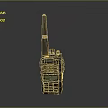 Hytera Professional Walkie Talkie With Antenna Green Display Screen And Buttons