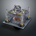 Modern Mining Equipment Mining Camp Mining Mine Factory Camp 3d model