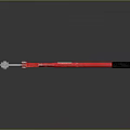 Heavy Duty Red Bolt Cutters With Black Handles For Cutting Metal Rods And Bolts