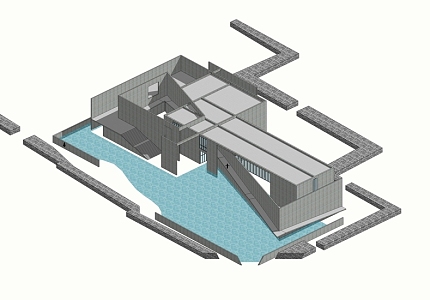 Tadao Ando Senguchi Art Museum 3d model