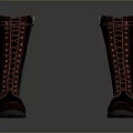 Daily Necessities Brown Leather Lace Up Boots For Casual Wear