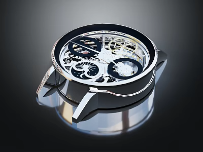 Precision Commercial Equipment With Modern Mechanical Structure And Intricate Metallic Gears 3d model