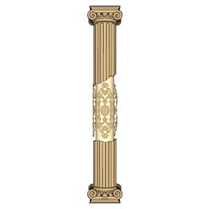 European Roman Column 3d model